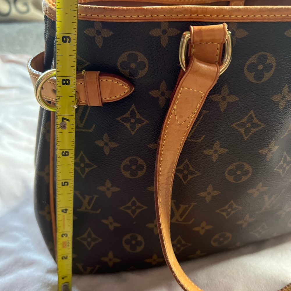 Louis Vuitton tote 15in by 10in.